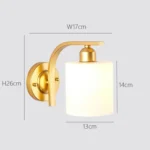 5W Warm Light Simple Bedroom Study Bedside Lamp LED Wall Lamp Creative Corridor Wall Lamp - Image 4