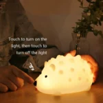 ZD-27 Cute Hedgehog Night Light Timer Dimming USB Bedside Lamp, Style: - Image 2
