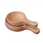 Instant Noodle Bowl Wooden Kimchi Bowl Fruit Salad Wooden Bowl With Handle - Image 4