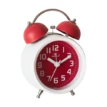 6016 Simple Bell Small Alarm Clock Students Learning Bedside Clock With Night Light