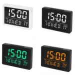 Large Screen LED Clock Bedside Multifunctional Electronic Alarm Clock - Image 2