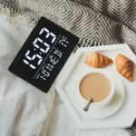 Large Screen LED Clock Bedside Multifunctional Electronic Alarm Clock - Image 10