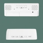 Mirror Bedside Alarm Clock Battery Plug-In Dual-Purpose LED Clock - Image 3