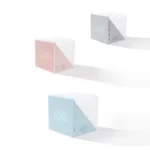 Cube Alarm Clock With LED Night Light USB Charging Cartoon Colorful Alarm Clock - Image 2
