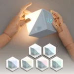 Cube Alarm Clock With LED Night Light USB Charging Cartoon Colorful Alarm Clock - Image 5