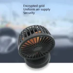 F409 Car Fan General Car Shaking Head Fan - Image 3
