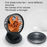 F409 Car Fan General Car Shaking Head Fan - Image 5