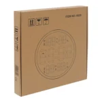 6620 12 Inch LED Simple Wall Clock Living Room Round Silent Digital Temperature And Humidity Electronic Clock - Image 8