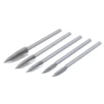 5 PCS / Set Woodworking White Steel Pointed Three-Blade Engraving Milling Cutter Electric Engraving Knife - Image 2
