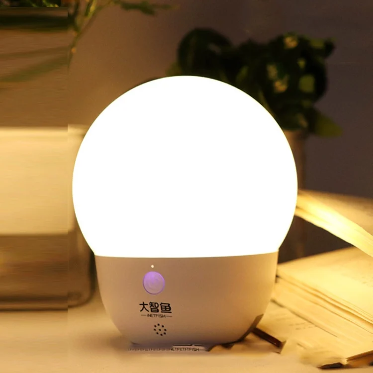 INETFISH DZY2021 Voice Smart Night Light Bedroom LED Eye Protection Desk Lamp Wireless Remote Control Bedside Lamp