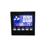 2159 Household Temperature And Humidity Display Alarm Clock Indoor Electronic Digital Display Multi-Function Color Screen Clock - Image 2
