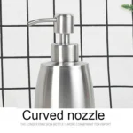 304 Stainless Steel Dish Washing Liquid Bottle Hand Sanitizer Bottle Manual Soap Dispenser - Image 3