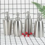 304 Stainless Steel Dish Washing Liquid Bottle Hand Sanitizer Bottle Manual Soap Dispenser - Image 6