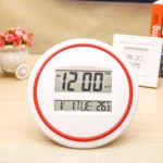 3883 Electronic Mute Wall Clock Electronic Living Room Wall Clock - Image 5