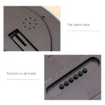 3883 Electronic Mute Wall Clock Electronic Living Room Wall Clock - Image 6