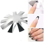 Nail Art Tool Crystal Nail Making Plastic Steel Plate Model, Specification: Gold - Image 5