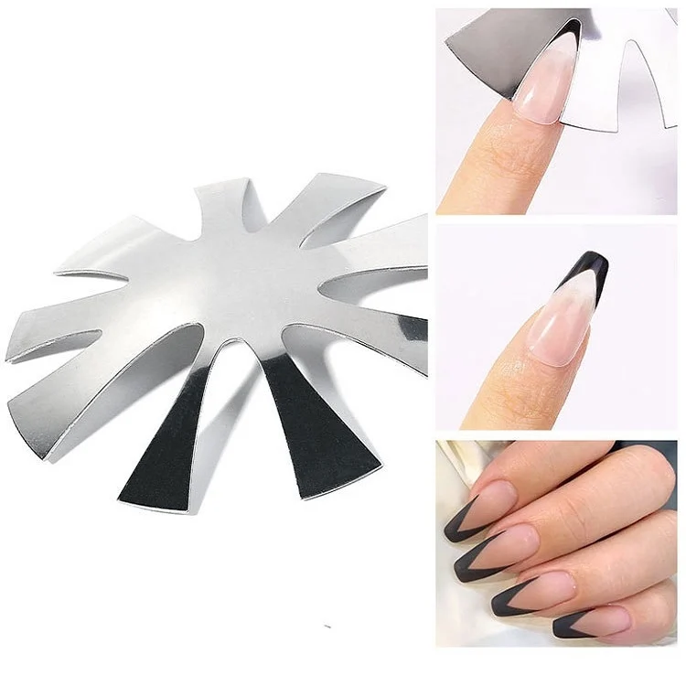 TBD0570333203_B4.webp Nail Art Tool Crystal Nail Making Plastic Steel Plate Model, Specification: Gold - Image 5