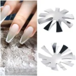 Nail Art Tool Crystal Nail Making Plastic Steel Plate Model, Specification: Gold - Image 7
