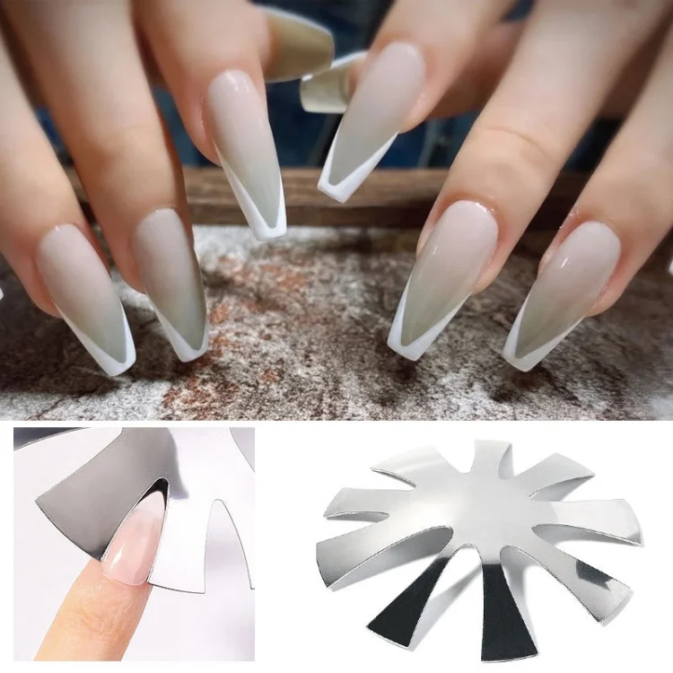 TBD0570333203_B7.webp Nail Art Tool Crystal Nail Making Plastic Steel Plate Model, Specification: Gold - Image 8
