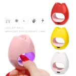 16W Rose Nail Art Phototherapy Lamp USB Sun Lamp LED Quick-Drying Nail Polish Baking Lamp - Image 2