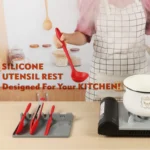 2 in 1 Kitchen Silicone Spoon Holder Shelf - Image 6