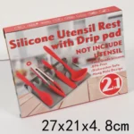 2 in 1 Kitchen Silicone Spoon Holder Shelf - Image 2