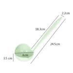 Wheat straw soup spoon colander two-in-one environmental tableware hot pot dual-use spoon Colanders Strainers - Image 3