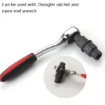 Motorcycle Wheel Axle Disassembly Tool Front Wheel Spindle Removal Wrench Disassembly Sleeve Hex Socket - Image 5