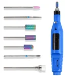 Ceramic Tungsten Steel Alloy Nail Strip Tool Set Grinding Machine Grinding Brush Polishing Tool - Image 3