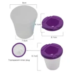 Children Plastic Pen Cup Bristles Graffiti Painting Brush Set - Image 3