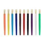 Children Plastic Pen Cup Bristles Graffiti Painting Brush Set - Image 4