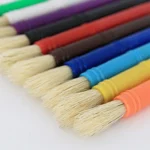 Children Plastic Pen Cup Bristles Graffiti Painting Brush Set - Image 5