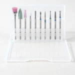 Tungsten Steel Alloy Nail Art Polished Head Set Grinding Machine Drain Brush Dead Polishing Tool