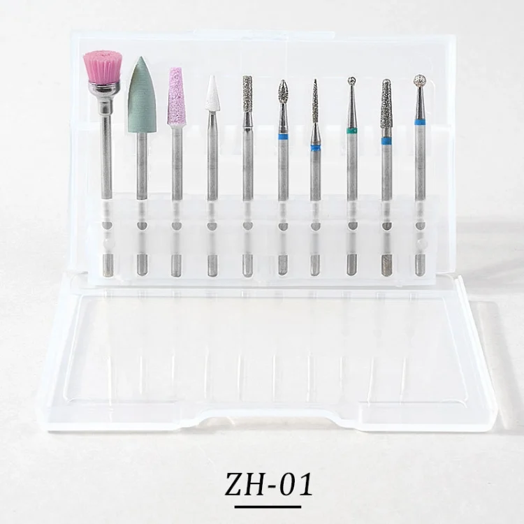 TBD0571153201_1.webp Tungsten Steel Alloy Nail Art Polished Head Set Grinding Machine Drain Brush Dead Polishing Tool - Image 5