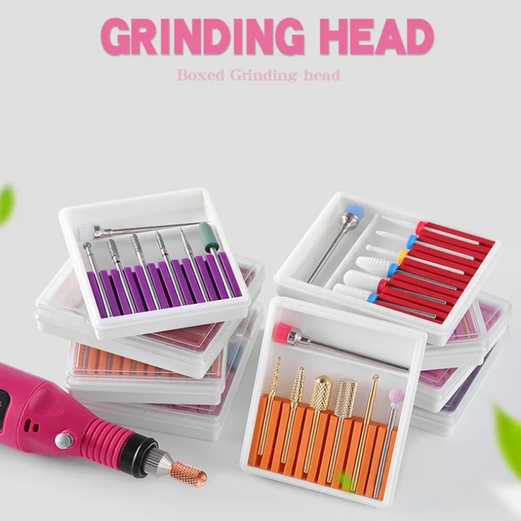 TBD0571371401_B1.webp Nail Art Ceramic Tungsten Steel Alloy Grinding Heads Set Grinder Polishing Tool - Image 2