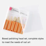 Nail Art Ceramic Tungsten Steel Alloy Grinding Heads Set Grinder Polishing Tool - Image 3