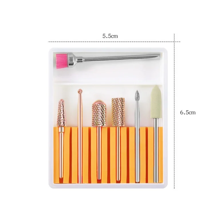 TBD0571371401_B4.webp Nail Art Ceramic Tungsten Steel Alloy Grinding Heads Set Grinder Polishing Tool - Image 5