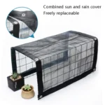 Rainproof Awning Thermal Insulation Round Wire Mesh Flower Stand Sun Shed - Image 5