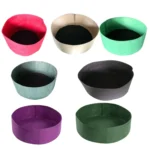 Felt Planting Barrel Indoor Outer Round Plant Bag Non-Woven Seedling Bag - Image 2