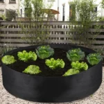 Felt Planting Barrel Indoor Outer Round Plant Bag Non-Woven Seedling Bag - Image 8