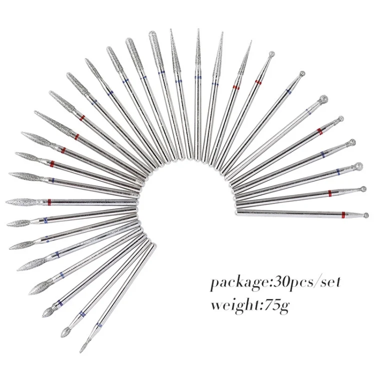 TBD0571533701_B3.webp 30 Pieces Nail Grinding Heads Set Gold Grinding Heads Nail Remover Tool Set - Image 4