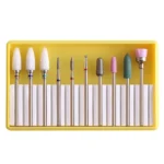 Nail Alloy Tungsten Steel Ceramic Grinding Machine Accessories Nail Grinding Heads Set Polishing Tool