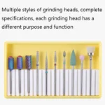 Nail Alloy Tungsten Steel Ceramic Grinding Machine Accessories Nail Grinding Heads Set Polishing Tool - Image 3