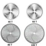 0.4CM Alloy Saw Blades For Lawn Mowers Brush Cutter Blades - Image 2