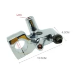 Motorcycle Modification Accessories Reflective Holder Mirror Code Handle Bracket For Honda VT600 / VT750 / STEED400 - Image 3