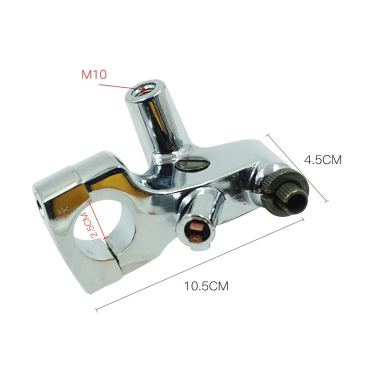 TBD0571538801_B2.webp Motorcycle Modification Accessories Reflective Holder Mirror Code Handle Bracket For Honda VT600 / VT750 / STEED400 - Image 3