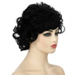 Ladies Fluffy Short Curved Head Set Chemical Fiber Wig - Image 4