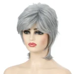Short Hair Female Wigs Fluffy Fiber Set - Image 2