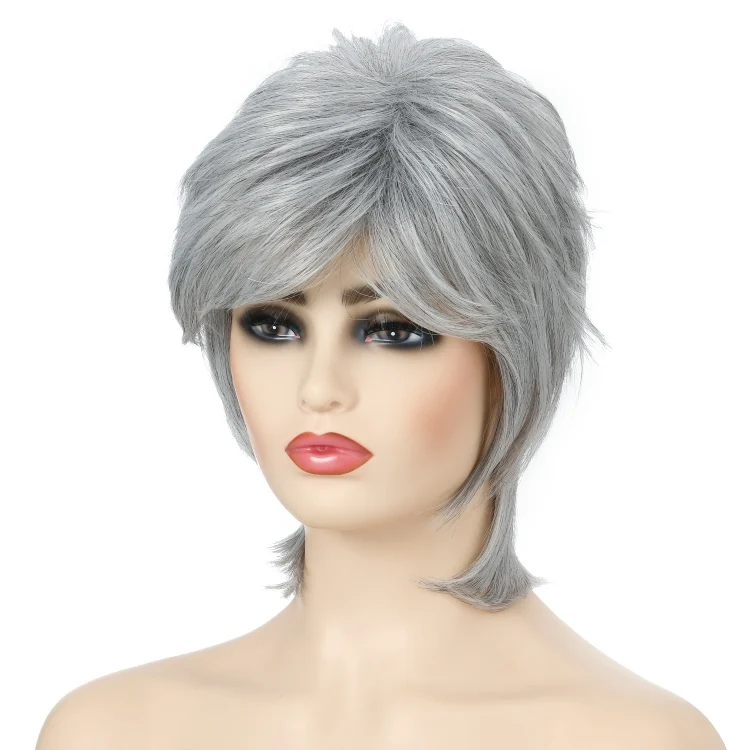 TBD0571751401_B1.webp Short Hair Female Wigs Fluffy Fiber Set - Image 2