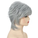 Short Hair Female Wigs Fluffy Fiber Set - Image 3